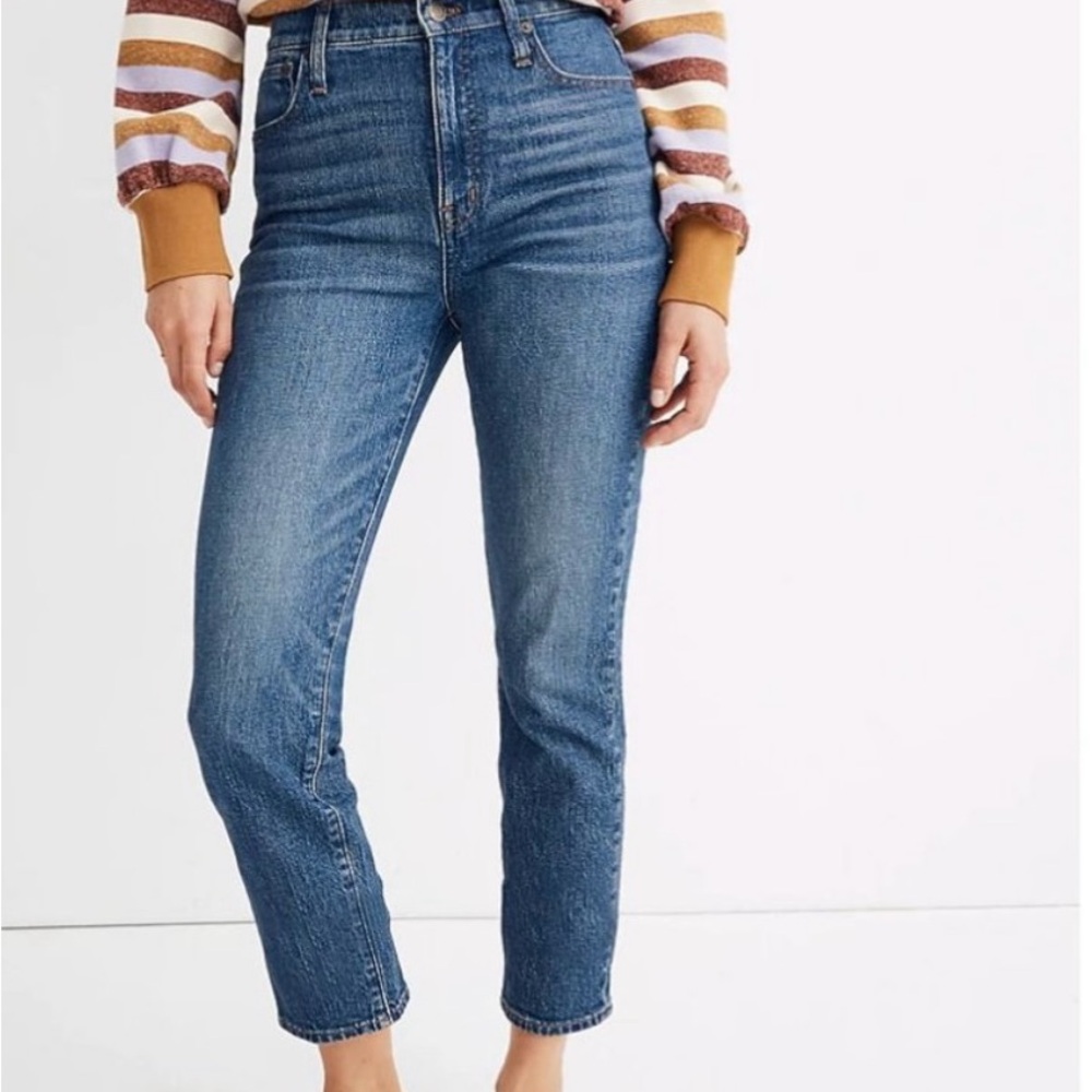 Madewell Relaxed Fit Blue Jeans